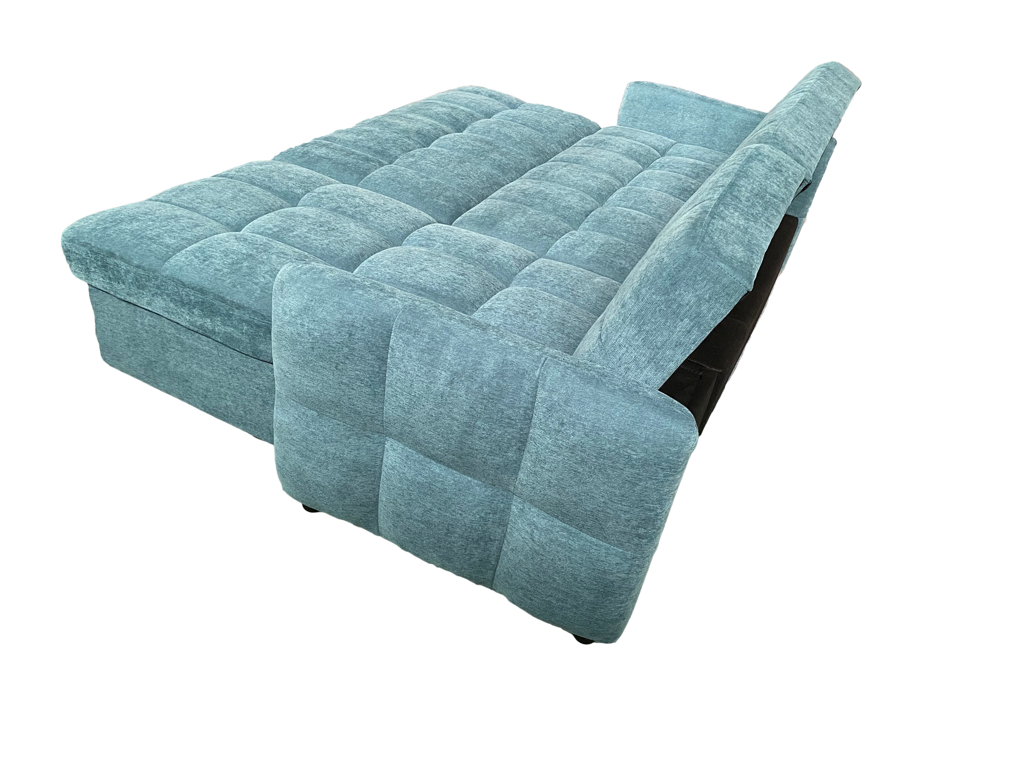 Fabric Storage Sofa Bed – Convertible Sectional with Hidden Storage