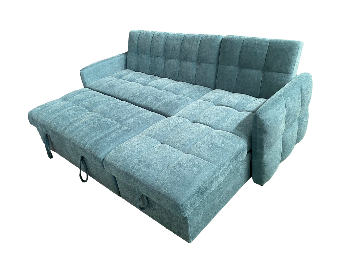Fabric Storage Sofa Bed – Convertible Sectional with Hidden Storage