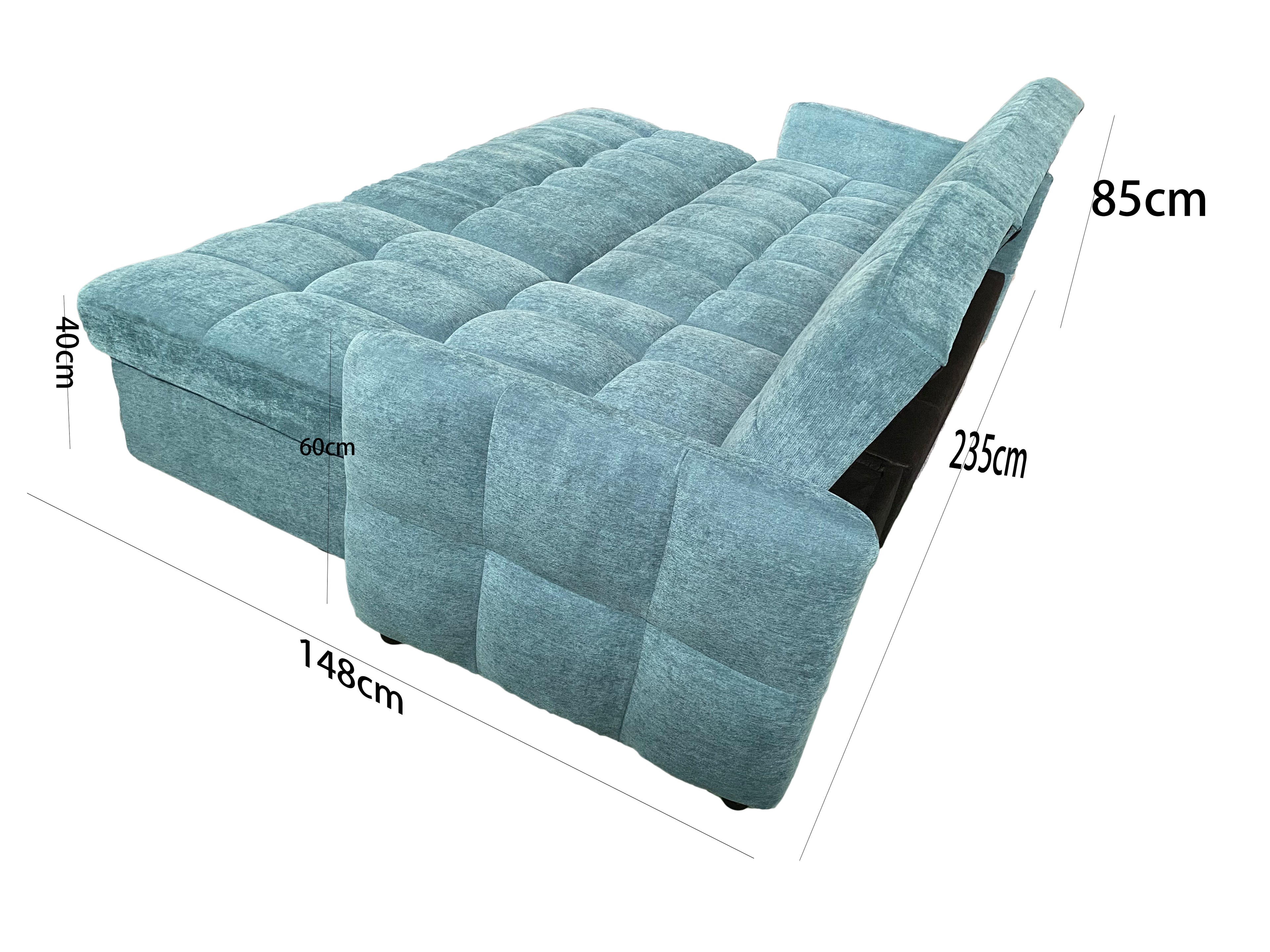 Fabric Sofa bed Storage bed